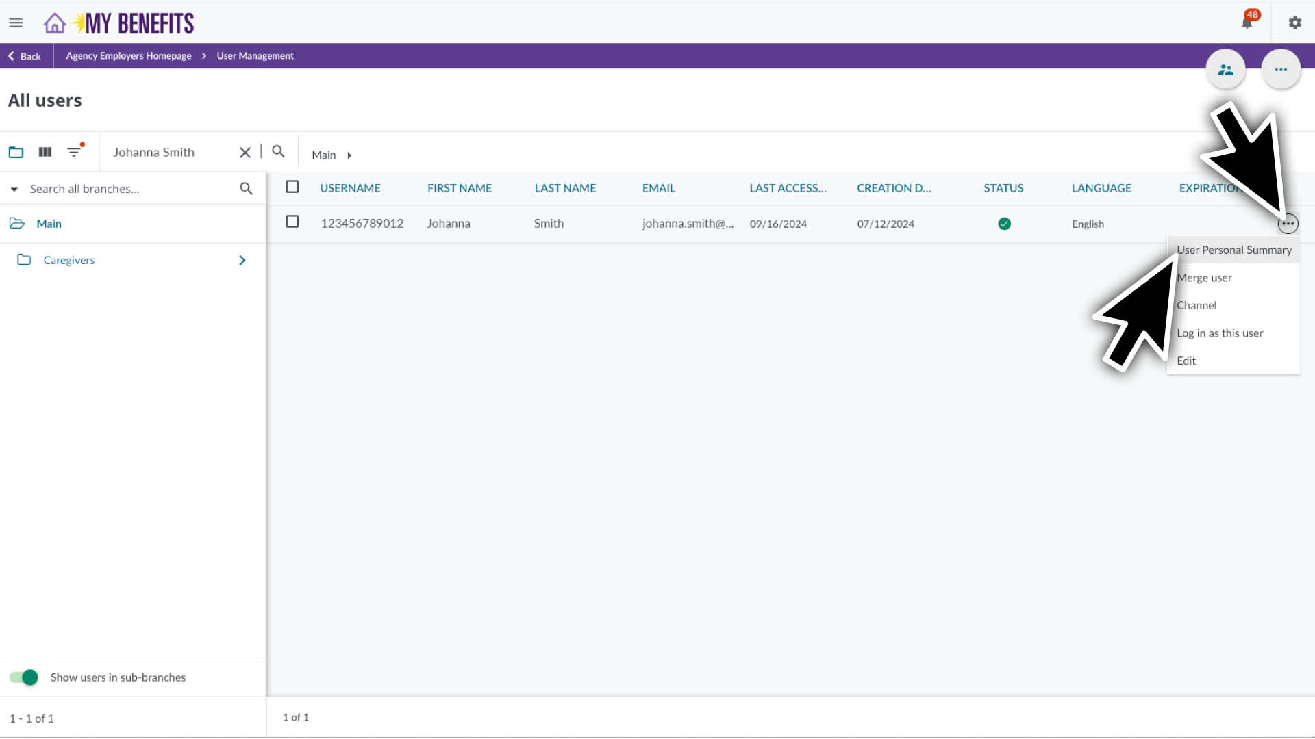 CGLC_Employer Guide_User Personal Summary