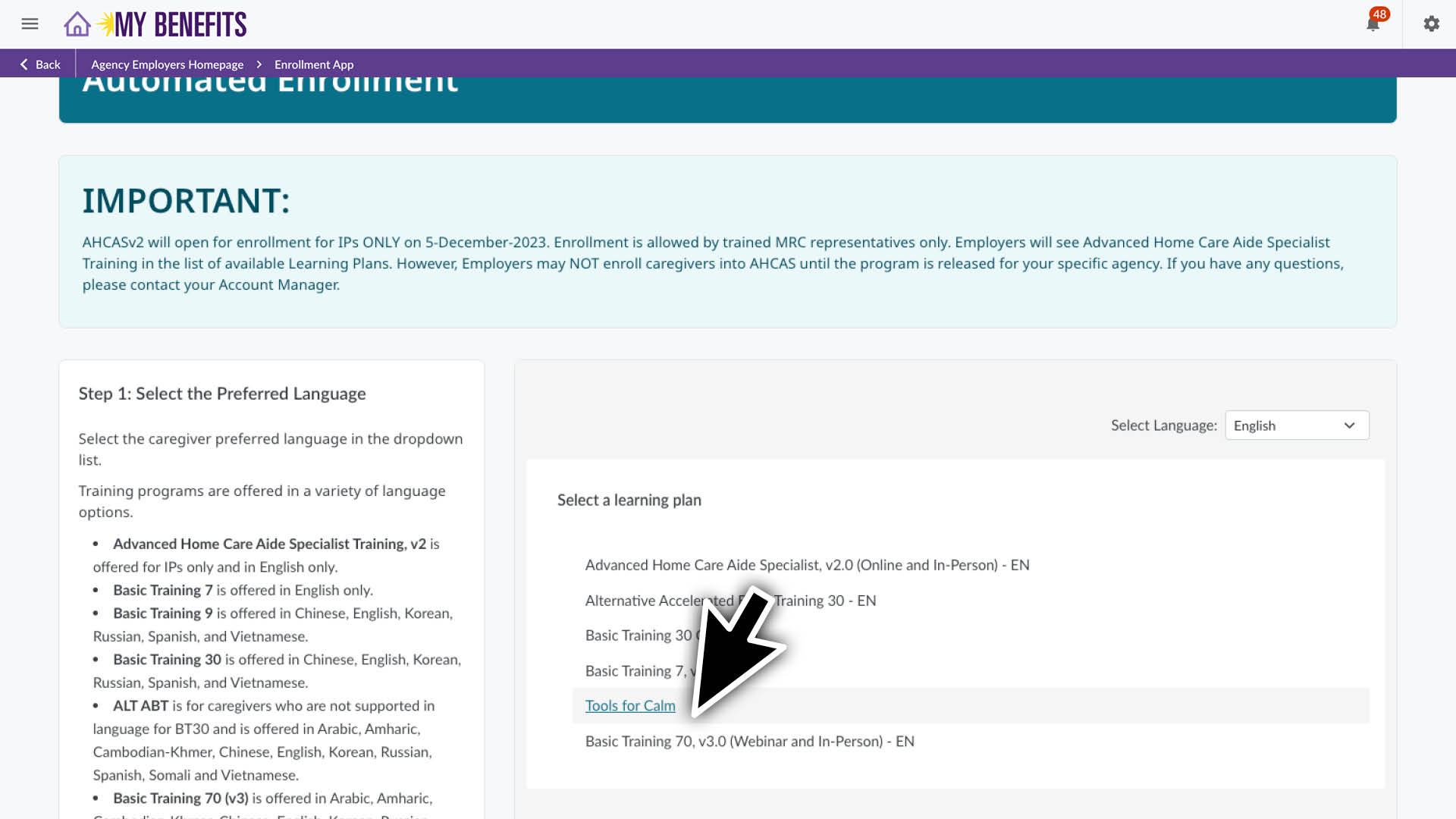 CGLC_Employer Guide Tools for Calm