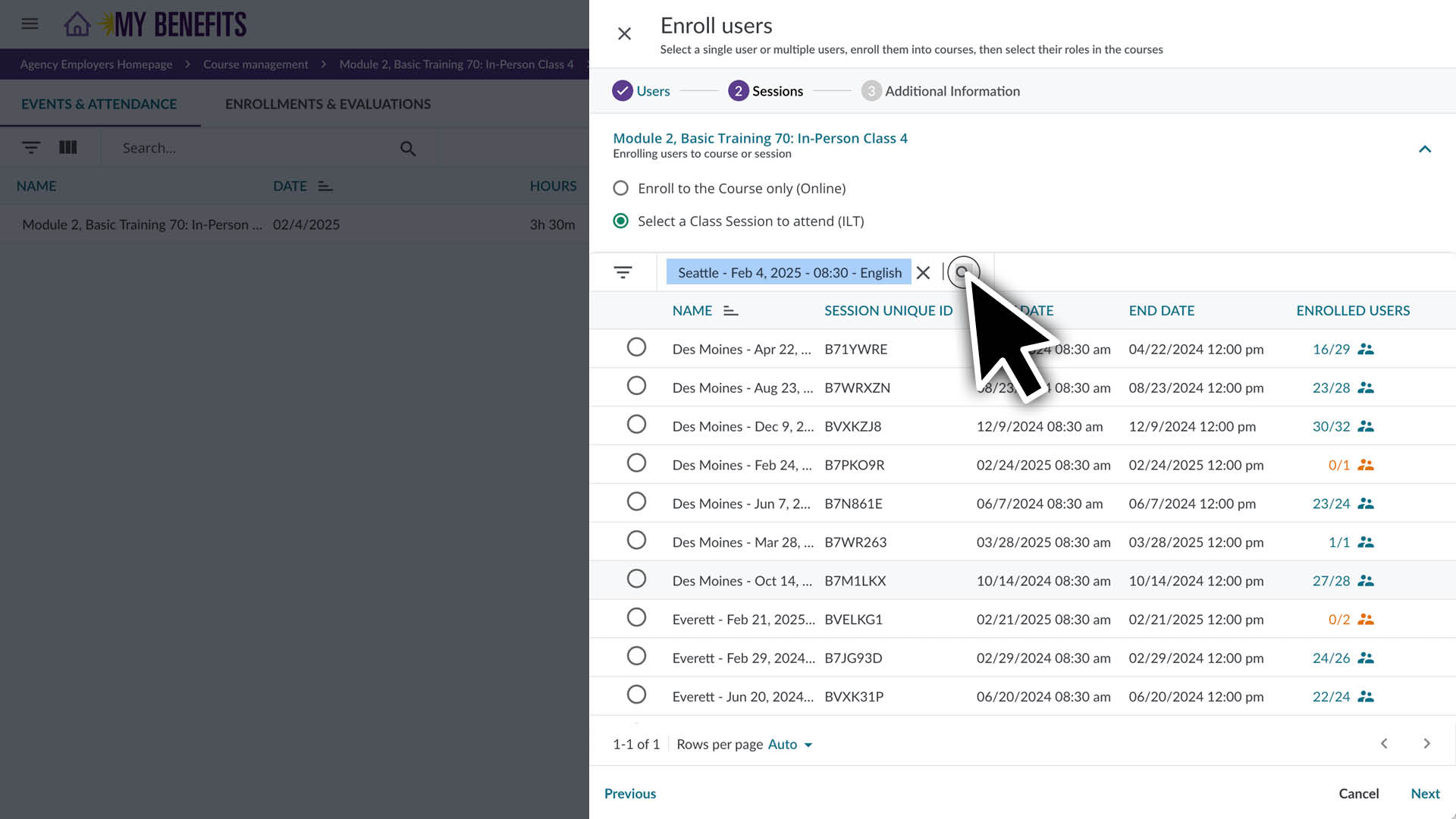 CGLC_Enroll ILT Smartsheet5